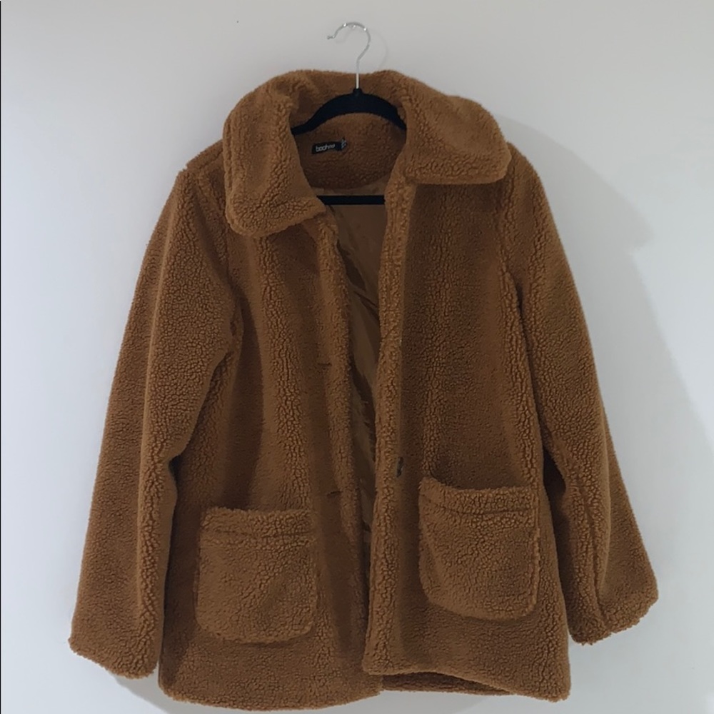 Boohoo Teddybear Coat